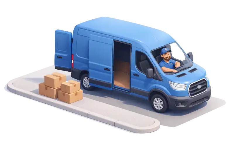 Переезд в Праге: авто с водителем и перевозка коробок